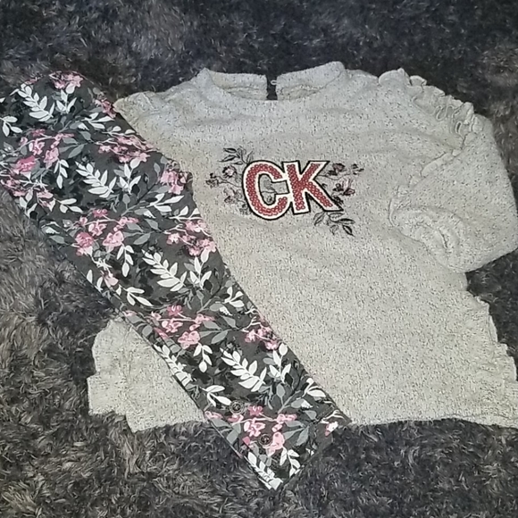 TODDLER GIRL SWEATER AND LEGGINGS - Picture 1 of 2